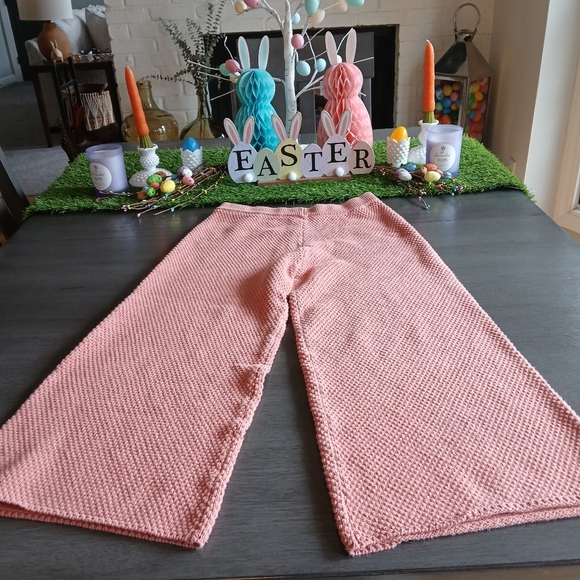 Free People Knit Cropped Wide Leg Pants Nwot Size S - Picture 1 of 4